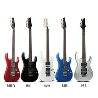 Guitare électrique 6 cordes en gros d'usine - Touche en palissandre, manche en érable, micros H-S-H - excellente qualité sonore