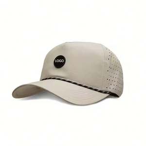 Gorra Deportiva de 5 Paneles con Logotipo Bordado Personalizado, Gorra de Béisbol y Golf con Perforaciones Cortadas con Láser - Product Image 5