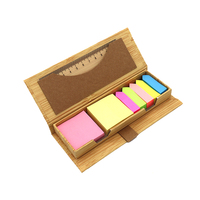 Ensemble de bloc-notes collant stationnaire d'accessoires de bureau avec le stylo et la règle