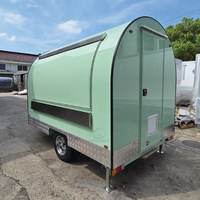 Remorque de vente ambulante pour glaces, café, gâteaux, pâtisseries, desserts, limonades et hot-dogs à vendre