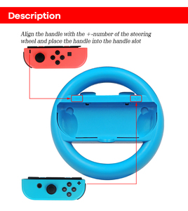 2pcs Racing Steering Whee for <strong>Joy</strong> <strong>Con</strong> Nintend Switch Oled Handle <strong>Grips</strong> Other Game Accessories - Product Image 4