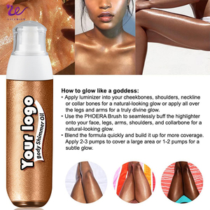 Nuova formulazione Skin-Friendly Shimmer Body <span class=keywords><strong>Spray</strong></span> 7 Shades Shimmer Cream Vegan Shimmering Body Oil - Product Image 4