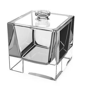 Flacon de parfum en verre carré vide de haute qualité avec logo personnalisé, 30 ml, 50 ml, 100 ml, flacon de parfum de luxe - Product Image 4