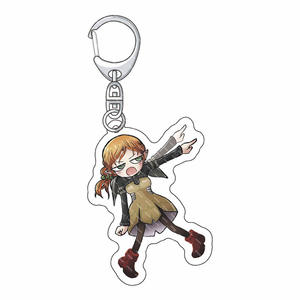Anime <span class=keywords><strong>Isekai</strong></span> Ojisan Oncle d'un autre monde Porte-clés Cartoon Cosplay Pendentif Prop Punk Style Car Key Ring Accessoires Fans Gift - Product Image 3