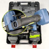 Scie circulaire sans fil sans balais de 140 mm avec indicateur de batterie, 2 batteries et chargeur inclus, coupe professionnelle du bois