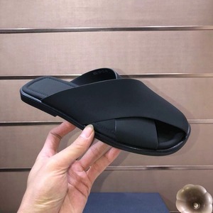 Best-selling Summer Leather Men's Sandals Fashion slippers Leather <b>Shoes</b> Men - Product Image 6