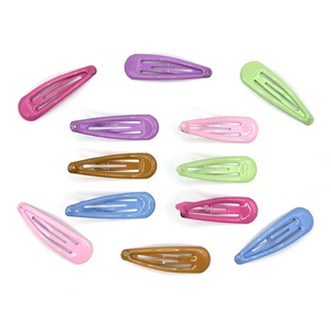 Colore vernice personalizzata 2-4 pollici metallo Snap triangolo antiscivolo mollette colore caramella <span class=keywords><strong>per</strong></span> ragazze bambini e donne accessori <span class=keywords><strong>per</strong></span> <span class=keywords><strong>capelli</strong></span> - Product Image 3
