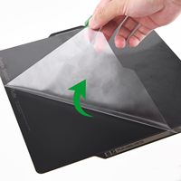 2026 NEW Bamboo Lab Original Dual-Sided Textured/Smooth PEI Build Plate untuk Printer 3D Bambu Lab X1C/X1/X1E/ P1P/P1S/A1, 257*257