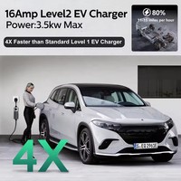 Cargador EV portátil HICI de 11kW, estación de carga trifásica montada en la pared fácil de llevar con batería para usuarios domésticos