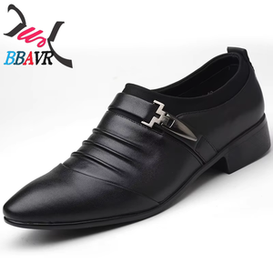 Zapatos de Cuero para Hombre, Grandes, Transpirables y Cómodos, con Suela Suave, Resistentes al Desgaste, Antideslizantes, con Punta en Pico, para Negocios - Product Image 6