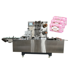 Machine automatique à savon de toilette à haut rendement, contrôlée par PLC, avec servomoteur, pour le remplissage et l'emballage de sachets en papier double couche de qualité alimentaire - Product Image 4