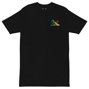 GUSTATORY Originals T-shirt brodé en coton épais, formes et tailles variées - Product Image 3