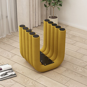 Ingrosso sgabello basso creativo di forma speciale per soggiorno nordico Designer camera da letto sedia comò - Product Image 3