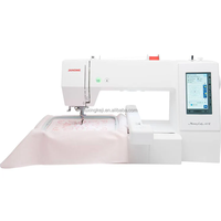 Machine à broder informatisée Janome Memory Craft 400E avec 160 motifs intégrés, unité de broderie numérique pour la maison