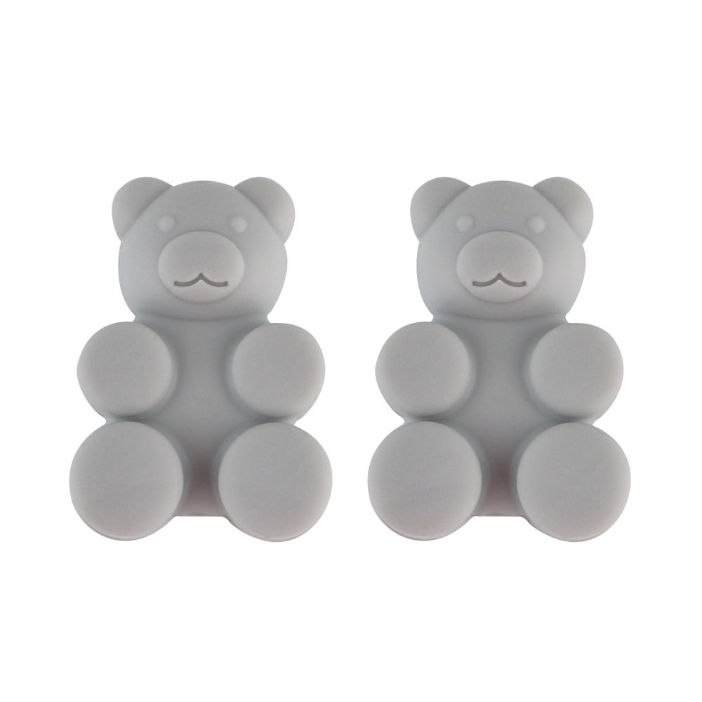 ลูกปัดภาพ SA203รูปสัตว์สีเทาอ่อน