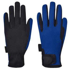 Guantes de Equitación de Cuero Genuino de Primera Calidad, Transpirables, Ligeros, Antideslizantes, Unisex - Product Image 1