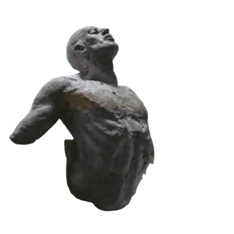 מתכת אמנות מופשט דמות פסל ייחודי עיצוב ברונזה יצוק פיסול דקורטיבי
