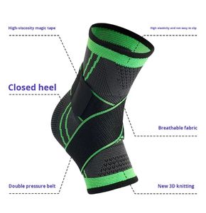 Soporte de Tobillo Profesional al por Mayor OEM, Muñequera Ajustable de Compresión Fuerte para Hombres y Mujeres, Deportes, Poliéster y Algodón - Product Image 3