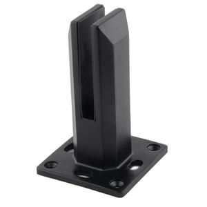 Barandilla de Vidrio Ajustable <span class=keywords><strong>Autran</strong></span> 2205 de Acero Inoxidable Negro Mate para Piscina, Villa, 8 Años de Garantía, 10-12mm, Fácil Instalación DIY - Product Image 2