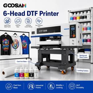 Factory Direct <b>A1</b> 60cm Dtf <b>Printer</b> 6PCS I3200-<b>A1</b> Printhead with Integrated Powder Shaker Automatic T-Shirt Printing Machine - Product Image 1