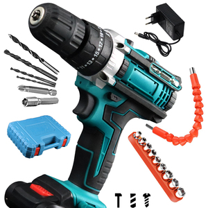 Taladros eléctricos de batería inalámbrica de alta resistencia F, kit combinado total, taladro manual eléctrico sin escobillas portátil, juego de herramientas - Product Image 2