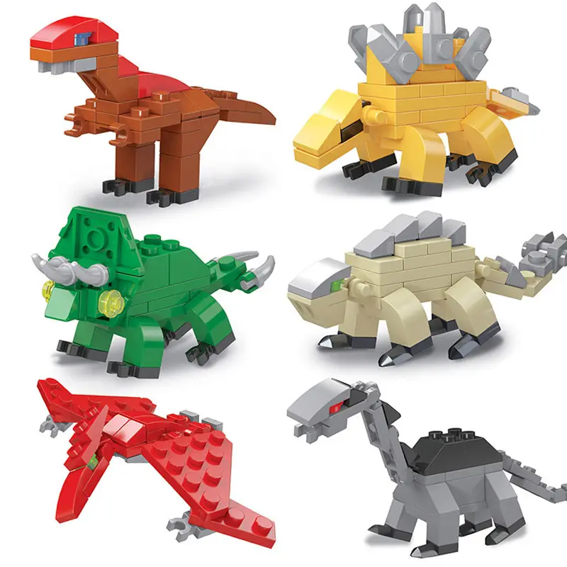 2023 Blinde Verpakking Mini Skelet Speelgoed Dinosaurus Bakstenen Dinosaurus Ei Diy Model Figuur Kerst Bouwsteen Voor Kinderen