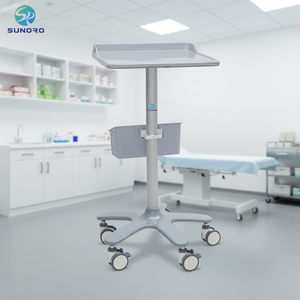 SET21医療モニターカート、モバイルワークステーションカート、救急トロリー、ラップトップカート、機器運搬車、人気商品、最安値 - Product Image 2