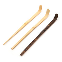 Cuillère à matcha en bambou blanc et violet naturel, chashaku, cuillère pour cérémonie du thé japonaise, pour poudre de thé vert