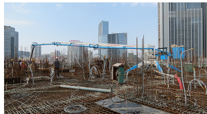 Camion à flèche de placement de béton hydraulique mobile de 21 m de la marque JIUHE, équipement de construction chinois - Product Image 5