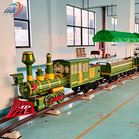 Train électrique sur rail pour enfants, idéal pour les parcs d'attractions