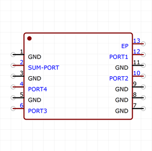 ตัวแบ่งกำลัง RF รุ่น Mini-Circuits WP4G+ BOM  1420-1660 MHz MMIC SMD GPS 28 DB ประเภท RF IC และโมดูล - Product Image 5