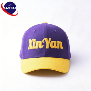 QZFSO Custom 3d Embroidery Baseball Cap New Style Short Brim Two Tone Brand <b>Flat</b> 5-panel Pure Cotton Trucker <b>Hat</b> - Product Image 1