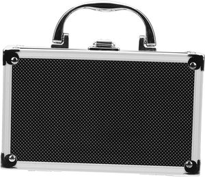 Small Metal Hard Case with Foam Aluminum Hard Case Aluminum Case <strong>Briefcase</strong> - Product Image 6