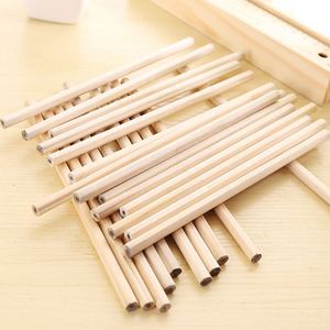 Crayons en bois naturel HB pour fournitures de bureau, écriture, école, enfants, bois brut, crayons standard - Product Image 5