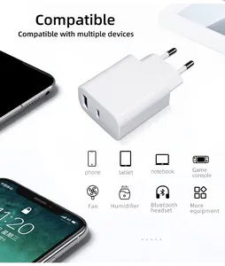 Industry Produce Quick Charging Great Quality Over Heat Protection White PD 20W QC3.0 Wall Charger For Phone