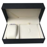 Boîte à bijoux en papier texturé de luxe avec doublure en velours pour montre, bracelet, collier, logo personnalisé, coffret cadeau pour montre