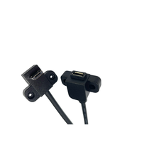 Câble micro USB 2.0 personnalisé à angle droit de 90 degrés, mâle vers femelle
