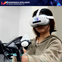 Nueva Sala de Realidad Virtual Inalámbrica para Negocios, 4-10 Jugadores, Juegos Multijugador de Realidad Mixta, Máquina de Tiro para Arena de Realidad Virtual de Fibra de Vidrio