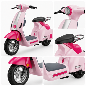 มอเตอร์ไซค์วินเทจ 1000W 72V สกู๊ตเตอร์สไตล์เรโทรสำหรับการเดินทางในเมือง ระยะทาง 60 กม. จักรยานไฟฟ้าสำหรับผู้หญิง ได้รับการรับรองมาตรฐาน EEC COC ดีไซน์ทันสมัยสไตล์เรโทร - Product Image 6