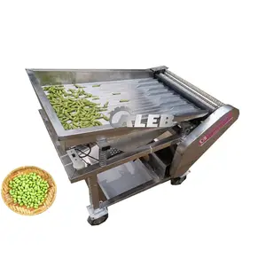 hot sale edamame thresher chickpea peeling shelling machine ginkgo green peas shell removing machine