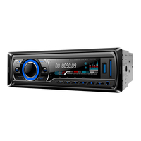 Sistema de audio para automóvil de doble canal de 14W-FMRadio/Bluetooth/Entrada AUX, configuración de ecualizador y control remoto inalámbrico (certificado lSO)