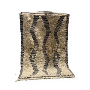 Alfombra Beni Ourian de Lana Hecha a Mano, Reversible y Ecológica - Product Image 1
