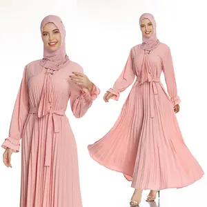 חדש שחור האסלאמיים קפטן מקסי שמלה ארוך שרוול ערבי jilbab העבאיה ארוך אלגנטי שמלה מוסלמית