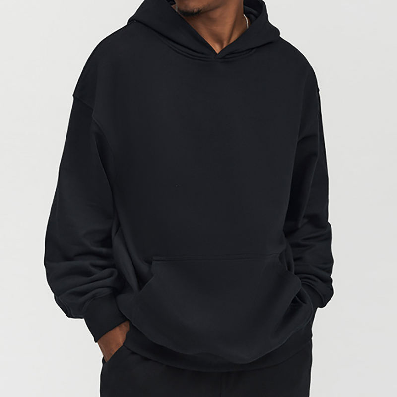 Clothing Suppliers Heavy Weight 450 GSM Loose Vintage 100% Cotton Thick  Hoodie