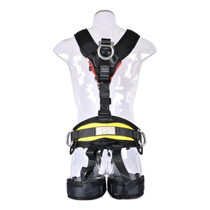 Tali kekang panjat poliester tugas berat, perlengkapan penyelamatan luar ruangan nyaman dengan sertifikasi CE dapat diatur - Product Image 3