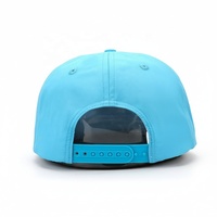 Casquette Snapback Unisexe en Nylon avec Cordon, Logo Brodé Vintage, 5 Panneaux, Non Structurée, Personnalisable OEM, Vente en Gros