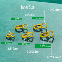 Résultats de bijoux en or véritable 18 carats fermoir sécurisé Bracelet Collier pendentif breloques fermoir connecteur AU750 or blanc