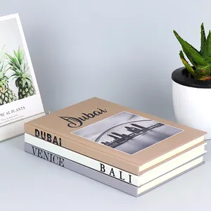 Benutzer definierte dekorative Buch Set Druck Mode Dekoration Buch Real Blank Hardcover Buch für Dekor