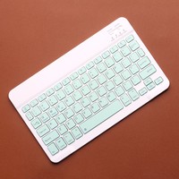 Clavier et souris sans fil rétroéclairés de 10 pouces, adaptés aux iPad, rétroéclairage LED pour ordinateur portable, vente flash, nouvelles tablettes, cadeaux