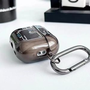 Funda de auriculares transparente con tecnología para Apple <span class=keywords><strong>Airpods</strong></span> <span class=keywords><strong>Pro</strong></span> <span class=keywords><strong>2</strong></span> Generation 3 <span class=keywords><strong>2</strong></span>, protectora, absorbente a prueba de golpes, anticaída con llavero - Product Image 5